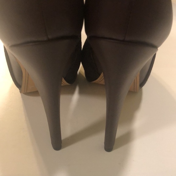 Circus by Sam Edelman Jacey heeled booties in burgundy and side zipper - Picture 5 of 9